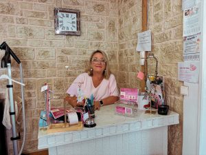 Sophie Quartier Saint-Rémy - Offranville Urne de dons octobre rose appui sante cba caux bray albâtre