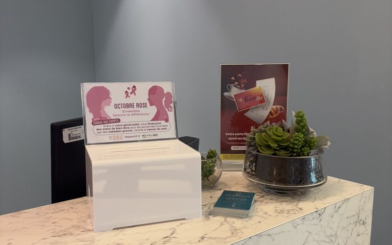 Casino Dieppe octobre rose dispositif d'accompagnement à l'usager DAU appui santé Caux Bray Albâtre prévention dons