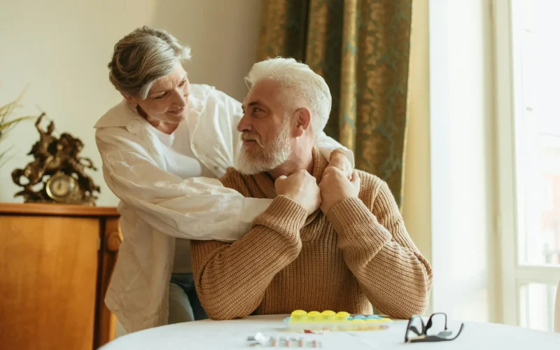 Couple personnes agées